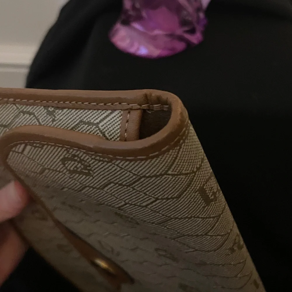Christian Dior Vinage Beige and Brown Monogram Clutch - Picture 9 of 13